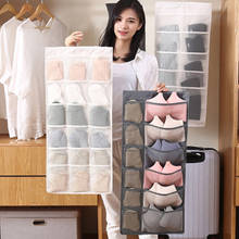 wall door hanging storage bag double side underwear bra socks sorting bag closet wardrobe storage bag home organizer 2024 - buy cheap