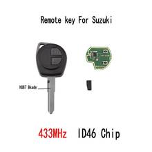Car Remote Key Fit for SUZUKI SWIFT SX4 ALTO VITARA IGNIS JIMNY Splash 433MHz ID46 Chip 2024 - buy cheap