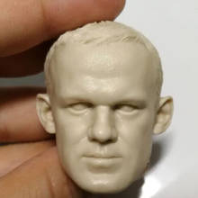 Figura en blanco a escala 1/6 de Estrella del Fútbol, cabeza esculpida, sin pintar, de 12" 2024 - compra barato