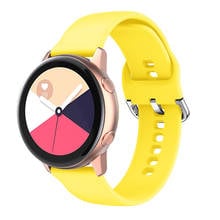 Correa de reloj para Samsung Galaxy Watch 3, banda de silicona deportiva de 20mm, 22mm, 41mm, 45mm, para Huawei Watch GT 2, Correa S L 2024 - compra barato