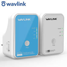 1 пара, сетевой адаптер Wavlink AV500 Powerline Ethernet, беспроводной-N 300 Мбит/с, Wi-Fi удлинитель, Homeplug, AV, Plug and play, EU/US 2024 - купить недорого