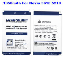 LOSONCOER 1350mAh BLB-2 BLB2 Battery For Nokia 3610 5210 6500 6510 7650 8210 8850 8250 8310 8890 8910 8910i Cell Phone Battery 2024 - buy cheap