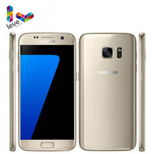 Смартфон Samsung Galaxy S7, G930F/G930A/G930V, разблокированный, мобильный телефон, 5,1 дюйма, 32 Гб ПЗУ, 12 МП, четыре ядра, NFC, сканер отпечатка пальца, 4G LTE, на базе Android 2024 - купить недорого