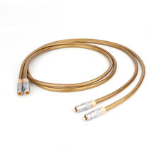 Hifi audio RCA cable HEXLINK GOLDEN 5C RCA extension signal cable Hi-end RCA to RCA interconnect cable 2024 - buy cheap