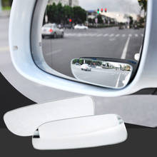 Espelho convexo para retrovisor automotivo, espelho para ponto cego, grande angular, 360 graus, ajustável, para todos os veículos universais, 1 par 2024 - compre barato