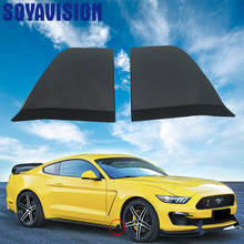 Um par de carro frente pára-choques lado saia spoiler guarda winglets protetor para 2015-2018 para ford para mustang abs plástico 2024 - compre barato