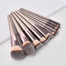 10PC Wooden Eyebrow Eyeshadow Brush Makeup Brushes Foundation Blush Blending Cosmetic Beauty Make Up Tools косметика maquillaje 2024 - buy cheap