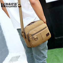 Kissyenia Men's Crossbody Canvas Bags Vintage Large Capacity Shoulder Flap Bag Multifunction Messenger Bags for Travel KS1365 2024 - buy cheap