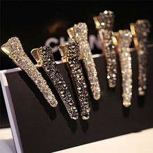 New Popular Women Girl Hair Clips Alloy Crystal Hairpins Barrettes Girls Elegant Hairgrips Hair Accessories For Woman Ladies 2024 - buy cheap