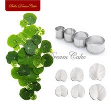 3 pçs ginkgo deixa pétala veiner moldes de silicone cortador de aço inoxidável molde conjunto fondant bolo ferramenta de decoração diy molde feito à mão 2024 - compre barato