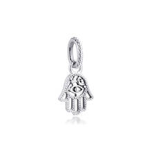 CKK Protective Hamsa Hand Charms 925 Original Fit Pandora Bracelets Sterling Silver Beads for Women Jewelry Making DIY 2024 - buy cheap