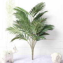 70cm 21 Heads Largre Tropical Palm Tree Artificial Plants Branch Fake Monstera Green Silk Palm Leafs For Home Wedding Decoration 2024 - buy cheap