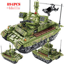 Bonecos de brinquedo para crianças, brinquedos e presentes da segunda guerra mundial com blocos de construção de veículos, helicóptero, caminhão, soldado 2024 - compre barato