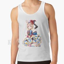 Omaru polka tank tops colete sem mangas hololive polka omaru polka vtuber anime korone pekora virtual youtuber botan palhaço 2024 - compre barato