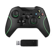 Controle sem fio para xbox one, android, 2.4g, controlador de videogame inteligente para xbox one, com receptor para ps3, pc e win 8 7 xp 2024 - compre barato