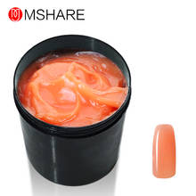 MSHARE 1kg Orange Hard Jelly Gel Shinning Glitter Nail Extension Jelly Repair Gel For Nail Extension White Pink Brown 2024 - buy cheap