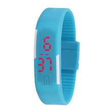 Часы наручные унисекс с цифровым браслетом для женщин, модные спортивные электронные светодиодные, Прямая поставка 2024 - купить недорого