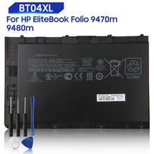 Batería de repuesto Original para HP EliteBook Folio, 9480m, 9470m, BA06XL, 687945-001, H4Q47AA, BT04XL, 3400mAh 2024 - compra barato