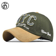 FS 2021 Trendy Army Green Black New York City Baseball Cap For Men Women Street Hip Hop Caps Outdoor Sport Golf Trucker Hats 2024 - buy cheap