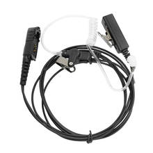 Walkie-talkie de 2 cables, auriculares con micrófono para MOTOROLA XPR3300, XPR3500, XPR3300E, XPR3500E, Radio de dos vías, tubo acústico de aire 2024 - compra barato