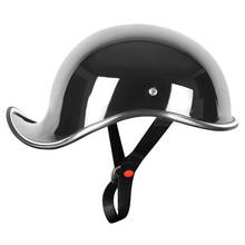 Мотоциклетный шлем, шлем для мотобайкеров, с открытым лицом, в ретро стиле, для верховой езды 2024 - купить недорого