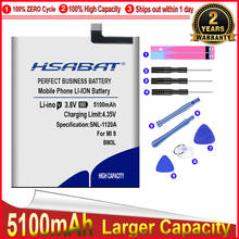 HSABAT 0 Cycle 5100mAh BM3L Battery for Xiaomi 9 MI9 M9 MI 9 High Quality Mobile Phone Replacement Accumulator 2024 - buy cheap