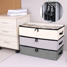 New Style Foldable Storage Box For Shoes Wardrobe Closet Organizer Sock Bra Underwear Cotton Storage Bag Under Bed Storage Box 2024 - buy cheap