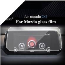 Pegatina de vidrio templado para Mazda CX4, CX-5, CX5, para pantalla de navegación GPS, material de acero, película protectora para pantalla LCD 2024 - compra barato