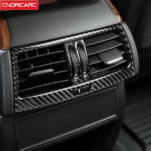 Car Styling Rear Air Conditioning Outlet Frame Decoration Cover Trim Carbon Fiber For BMW X5 E70 X6 E71 2008-2014 2024 - buy cheap
