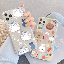 Cute Bear Cat Rabbit Cases For Xiaomi Redmi K30 K20 9A 8A 7A Note 8T 9S 6 7 8 9 Pro Max Mi A3 9 Lite 9T Poco F2 Pro Clear Covers 2024 - buy cheap