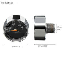 2pcs 25MM 300PSI Micro Air Pressure Gauge for HPA Paintball Marker CO2 Tank PCP RW 2024 - buy cheap