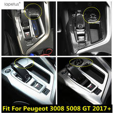 Lapetus Stainless Steel / ABS Accessories For Peugeot 3008 5008 GT 2017 - 2022 Transmission Shift Gear Panel Molding Cover Trim 2024 - buy cheap