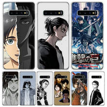 Attack on Titan Eren Jaeger Season 4 Phone Case For Samsung Galaxy S10 S21 S20 FE S22 Ultra S10E S9 S8 Plus S7 J4 + Shell Coque 2024 - buy cheap