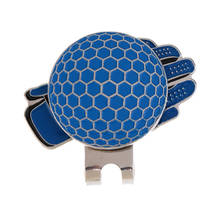Funny Glove Design Golf Hat Clip with Magnetic Ball Marker Golfer Gift 2024 - buy cheap