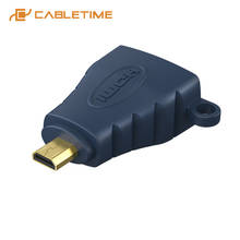 CABLETIME Micro HDMI Male to HDMI Female Adapter 1080P/60Hz Micro HDMI to Standard HDMI Extension Adapter for HDTV C241 2024 - buy cheap