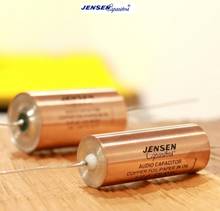 Capacitor original jensen ares 0.01-1uf/630v, folha de cobre a óleo, produção de chumbo, tubo de cobre, frete grátis, 1 peça 2024 - compre barato
