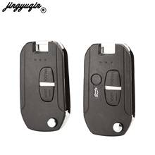 jingyuqin 2 Button Remote Car Key Shell Cover Case For Mitsubishi Pajero Modified Flip Folding Remote left Blade 2024 - buy cheap