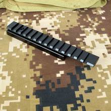 155mm 14 Slots Dovetail 11mm to 20mm Weaver Picatinny Rail Adapter Scope Extend Mount Base Pistol Airsoft Hunting Caza 2024 - buy cheap