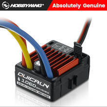 Hobbywing-controlador de velocidad electrónico a control remoto QuicRun WP-1060, 1060 60A, impermeable, ESC 6V/3A, para coche todoterreno 1:10 2024 - compra barato