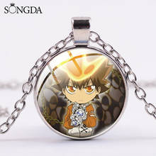 Japanese Anime HITMAN REBORN! Necklace Tsunayoshi Private Teacher Cartoon Glass Pendant Necklace Jewelry For Friends Childs 2024 - buy cheap