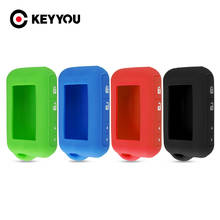 KEYYOU-funda de silicona para llave de coche, 100 piezas, para Starline E63, E90, E91, E61, E95, E66, 2 vías, LCD, transmisor de mando a distancia 2024 - compra barato
