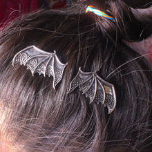 Заколки для волос в винтажном стиле с крыльями вампира летучая мышь 2024 - купить недорого