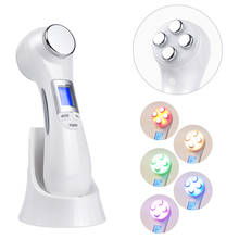 6 in 1 Face Photon RF Radio Frequency EMS Mesotherapy Red Blue Led Light Therapy Ultrasonic EMS Vibration Face Lifting Massager 2024 - buy cheap