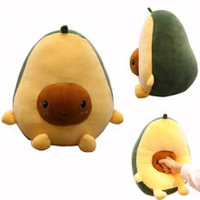 30-60CM Soft Baby Doll Cute Avocado Stuffed Plush Toy Cartoon Fruit Pillow Sofa Fruit Cushion kids Girls Birthday Gifts 2024 - buy cheap