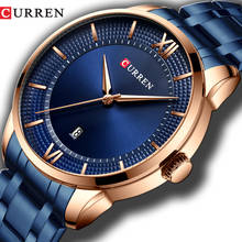 CURREN-relojes de cuarzo de lujo para hombres, pulsera de acero inoxidable, de diseño, a la moda 2024 - compra barato