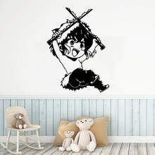 Creative Demon Slayer Vinyl Decals Wall Stickers For Kids Rooms Decoration Wall Decoration Murals 2024 - buy cheap