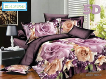 Roupa de cama 3d rosa jacquard decorações de casamento king edredon conjunto 1 capa de edredom + 1 roupa de cama + 2 fronhas 2024 - compre barato