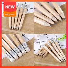 1pc Wood Pencil With Eraser Hb Short Size Pencil For Primary Supplies Desenho Stationery Essentials Exam Students De Lapis Y7T0 2024 - buy cheap