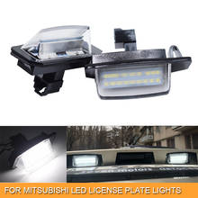 Luz LED para placa de matrícula de Mitsubishi, 6000K, para Mitsubishi Eclipse 1 2 3 4 Cabriolet Eclipse Cross Outlander 1 2 3 Outlander XL CW, 2 uds. 2024 - compra barato