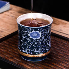 Jingdezhen copo de chá de revestimento em cerâmica 999, forro prateado, esmalte criativo, para casa, kung fu, copo mestre, porcelana, escritório, acessórios para bebidas 2024 - compre barato